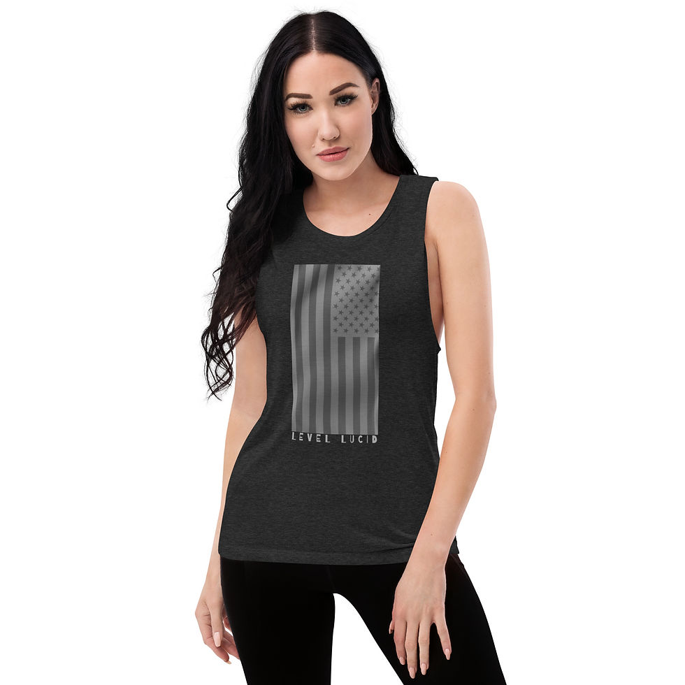Thumbnail: Dark Times - Ladies’ Muscle Tank