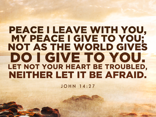 Peace I leave with you!