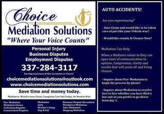 Pre- Mediation for Auto Claims!