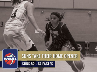 SUNS TAKE THEIR HOME OPENER