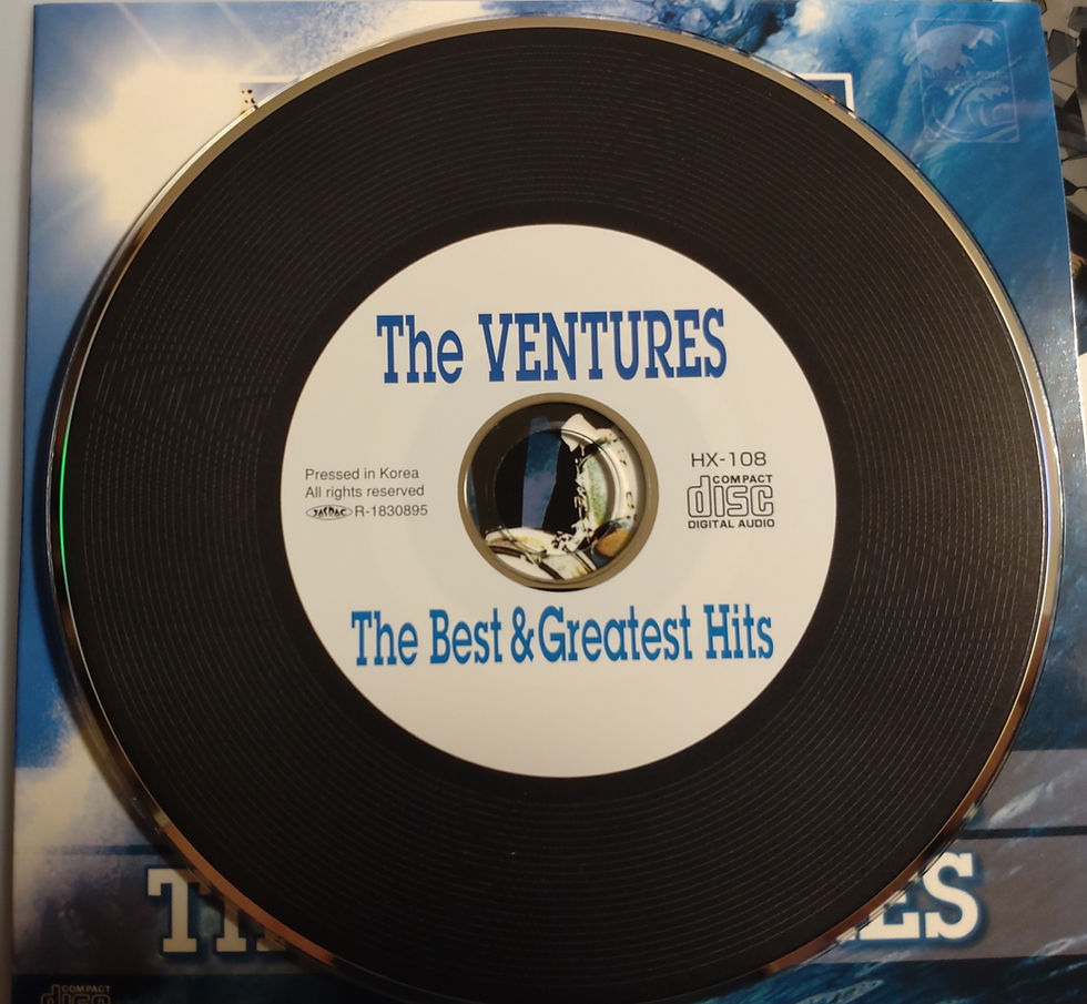 Thumbnail: The Ventures Best & Greatest Hits  (CD/paper cover in plastic bag)
