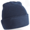 Thumbnail: Beechfield B445 - Trendy Cotton Patch Beanie for All Seasons - French Navy