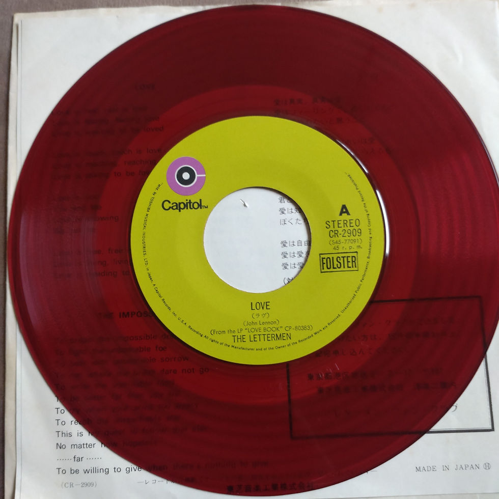 Thumbnail: The Lettermen Love 1971 (EP)