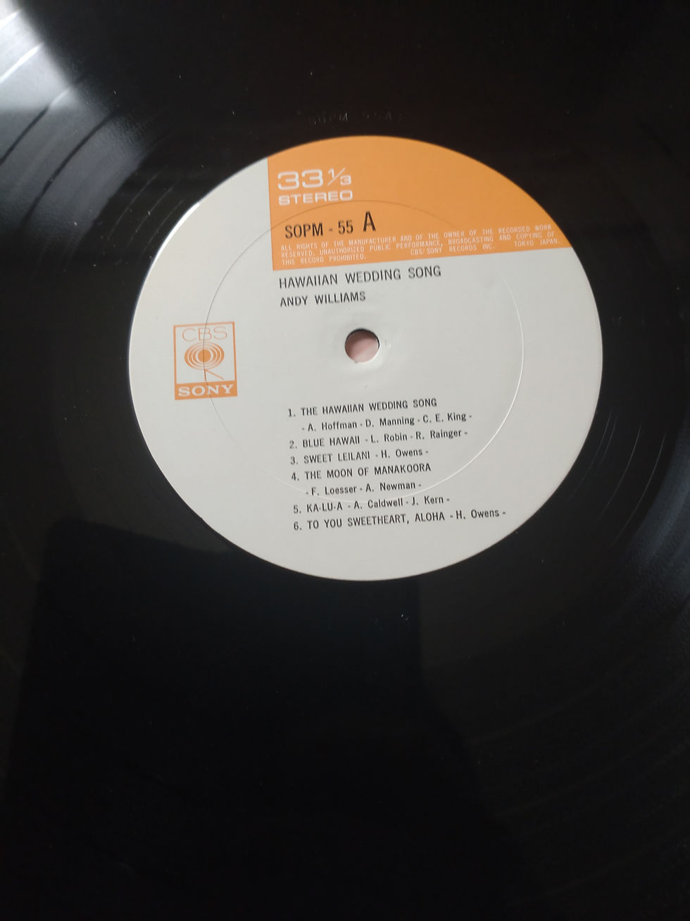 Thumbnail: Andy Williams – Hawaiian Wedding Song 1966 (LP)