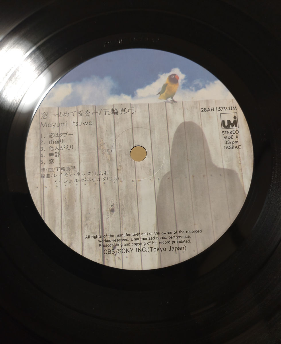 Thumbnail: 五輪真弓 Mayumi Itsuwa 窓 1983 (LP)
