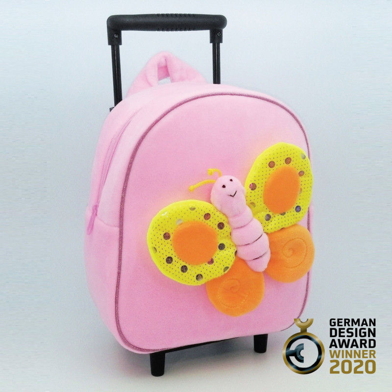 Thumbnail: Ambidexter 3D Butterfly Detachable Trolley Backpack