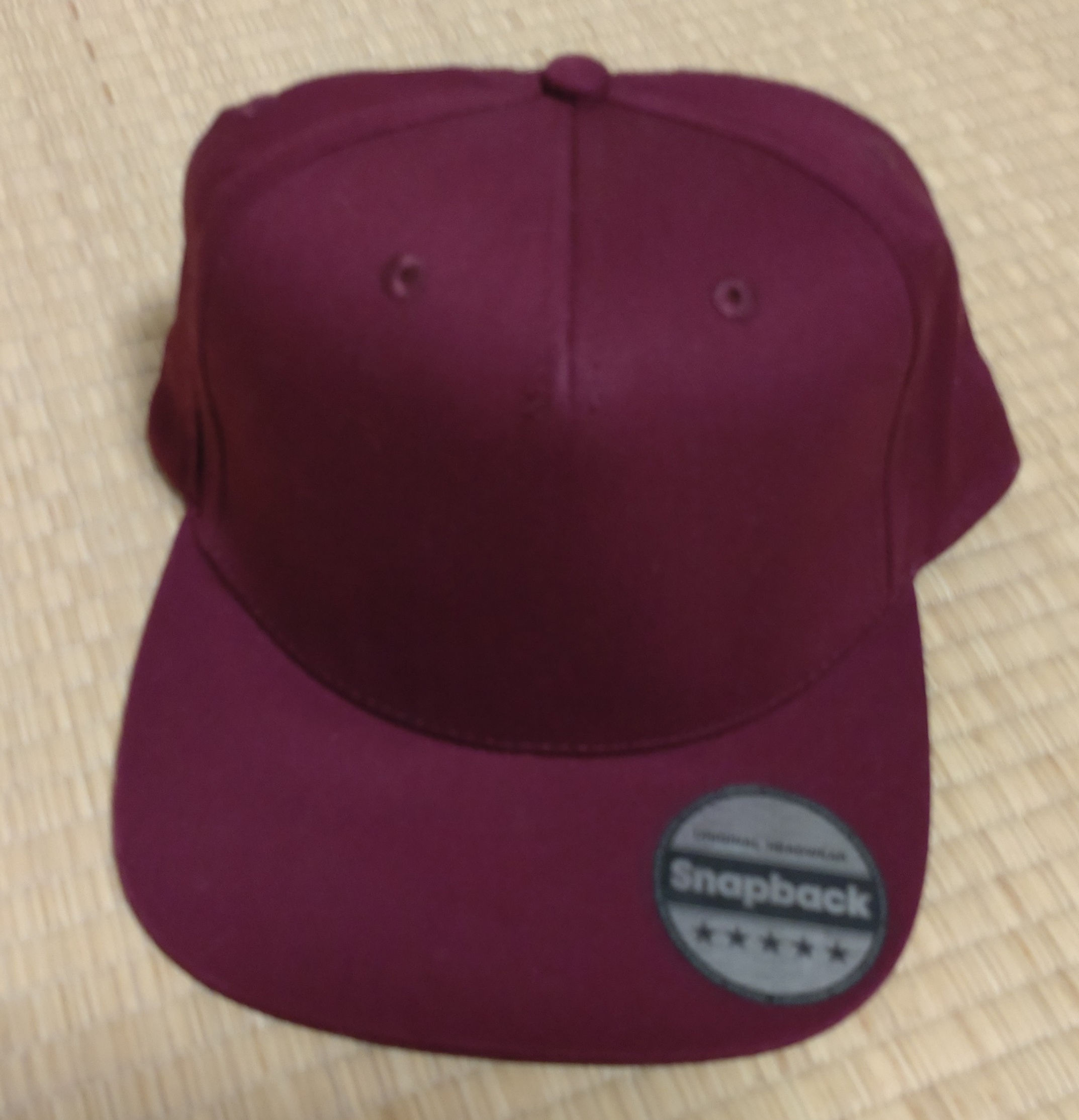 Beechfield B610 - Classic 5-Panel High Profile Snapback Cap - Burgundy