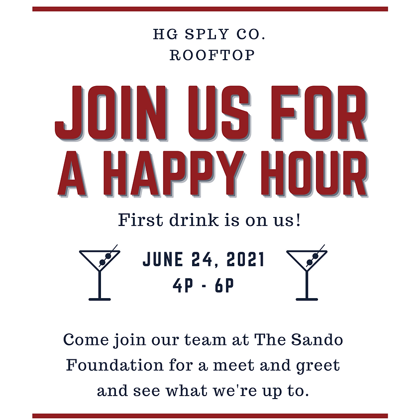 Sando Foundation Happy Hour