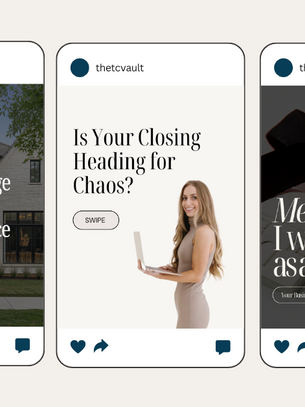 One-Week Instagram Content Plan for Transaction Coordinators Week 3
