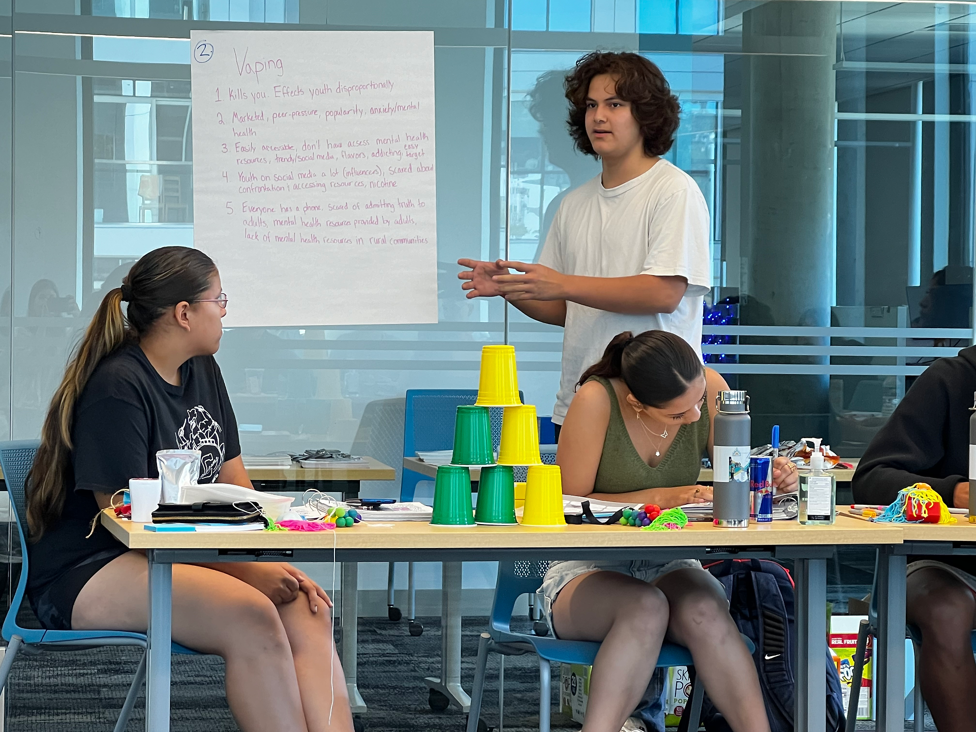 Youth at workshop