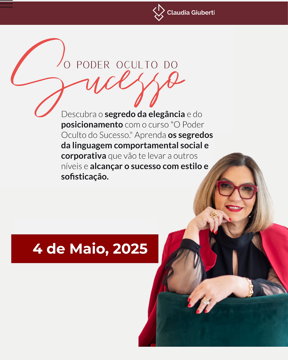 O Poder Oculto do Sucesso 04 de Maio 2025