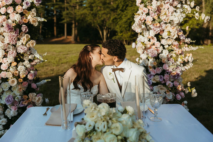 Wedding decor at Glen Magna Farms Stoughton Massachusetts by Giuberti Decor