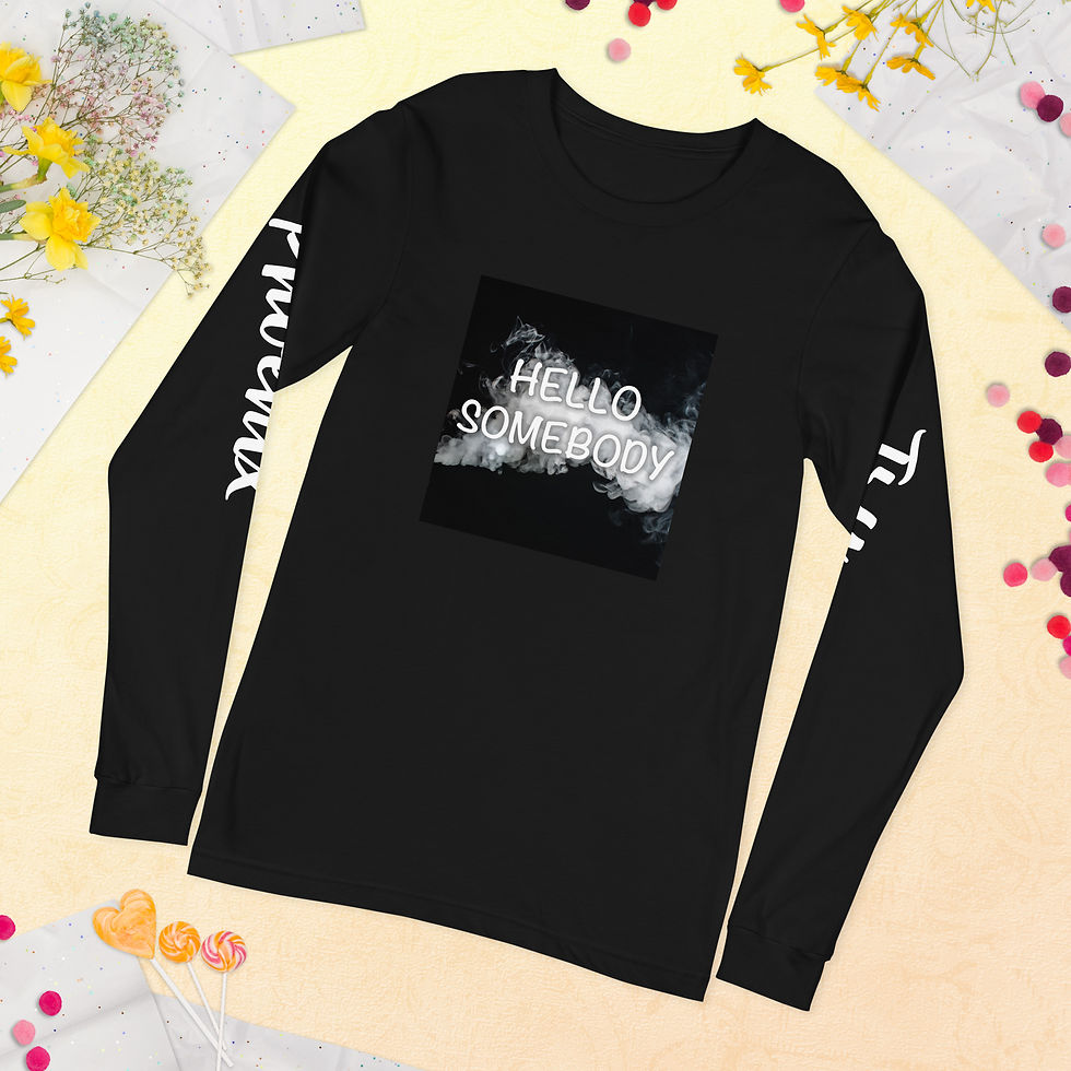 Thumbnail: Hello Somebody Long Sleeve Tee