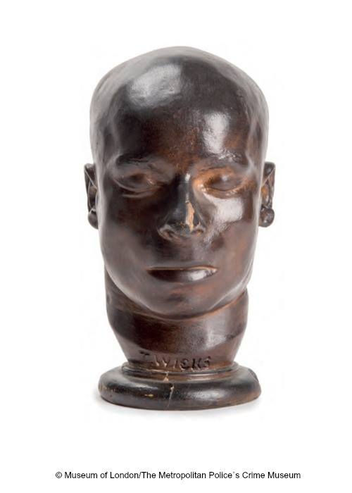 curiosity crime and cocktail time, death masks, thomas wicks