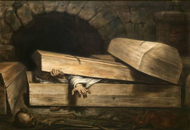 Buried alive, Curiosity crime and cocktail time