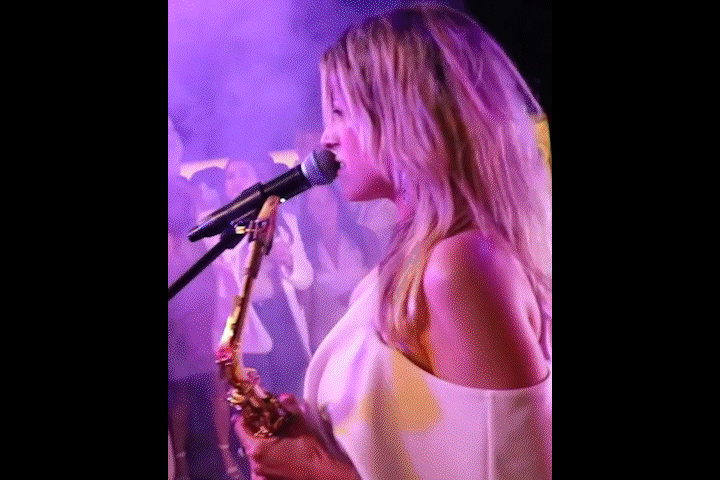 Saxophoniste mariage var musiciens groupe de musique orchestre var