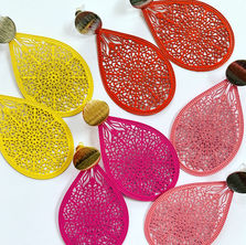 Handmade jewelry made of special materials with high quality.