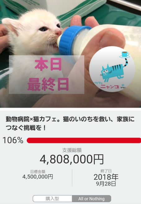 ご支援ありがとうございます