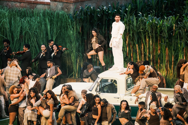 Bad Bunny en la SuperBowl. Fuente: Darell Jackson