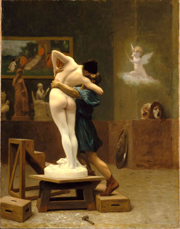 Pygmalion et Galatée, de Jean Léon Gerôme. Foto de Historia Arte (HA!)