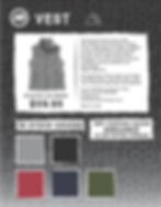 Vest Sell Sheet Front