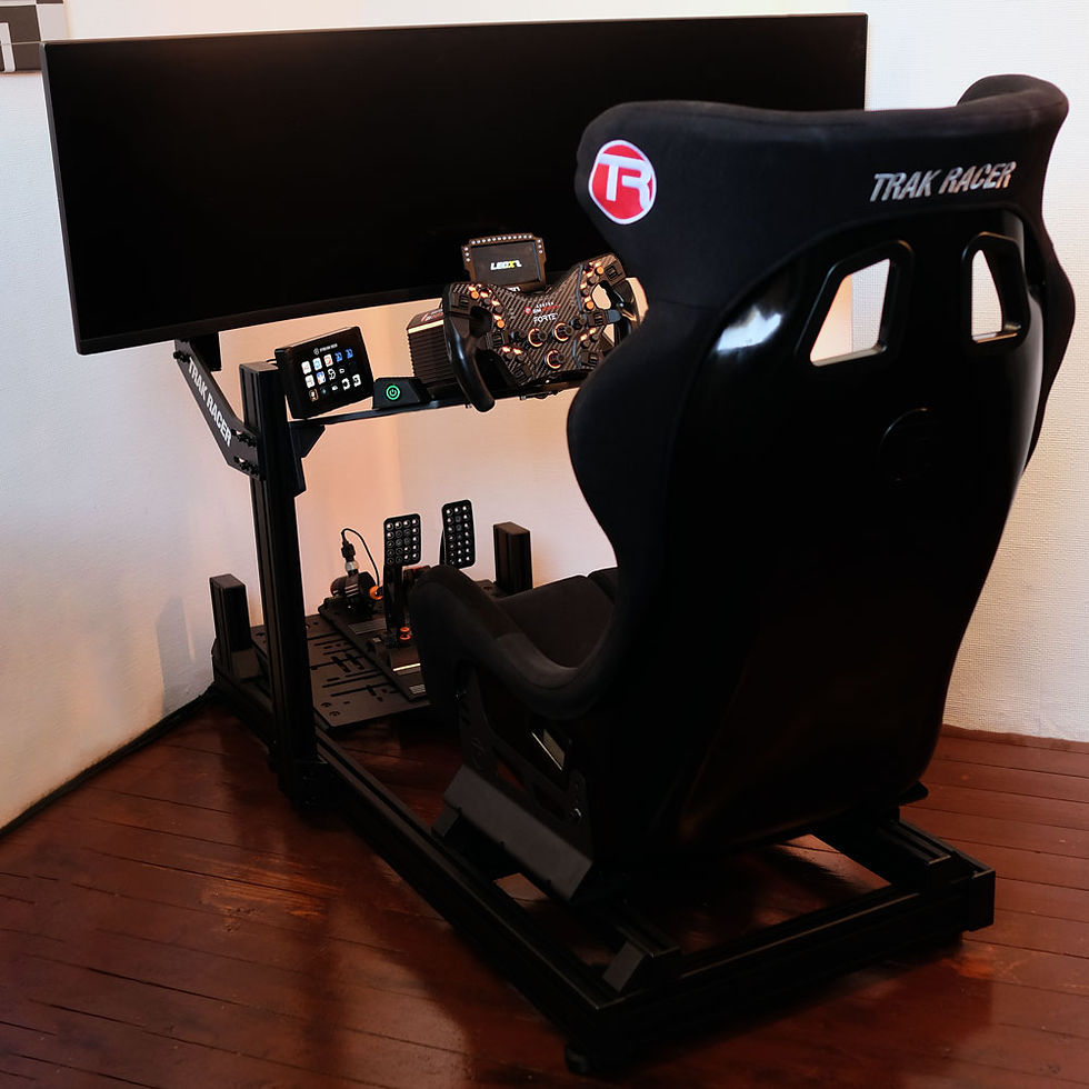 Trak Racer TR80 Alu Rig with Asetek Wheelbase, Wheel and Pedals