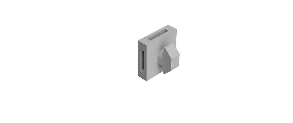 Miniaturbild: Kabelmanagementblock für 40x40 Profil 10 Stk
