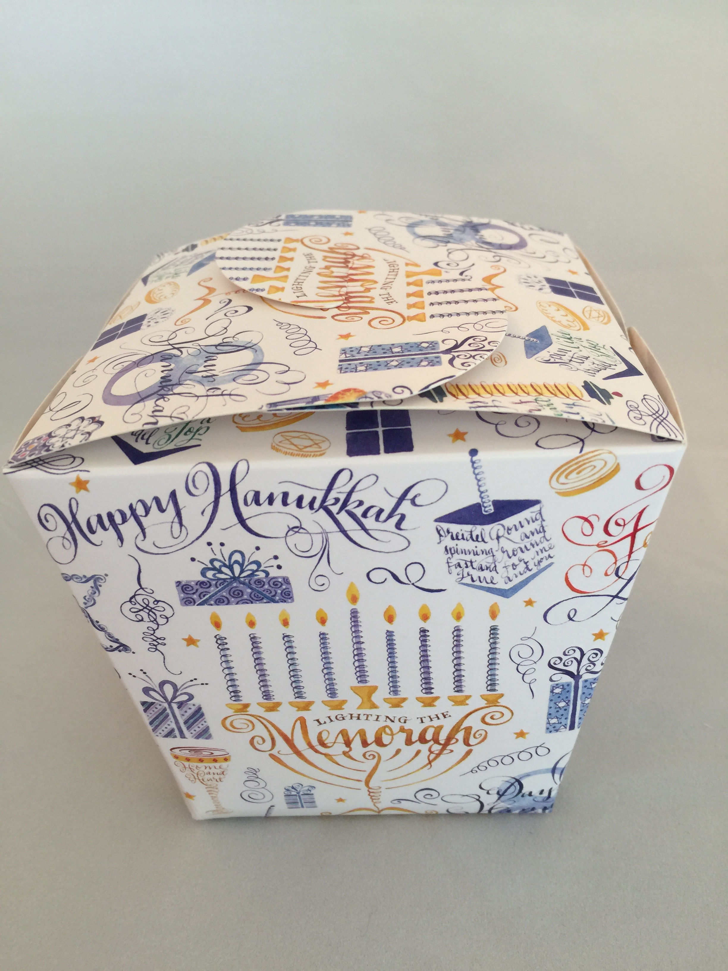 30 Caramel Brownies - Hanukkah Quart Box