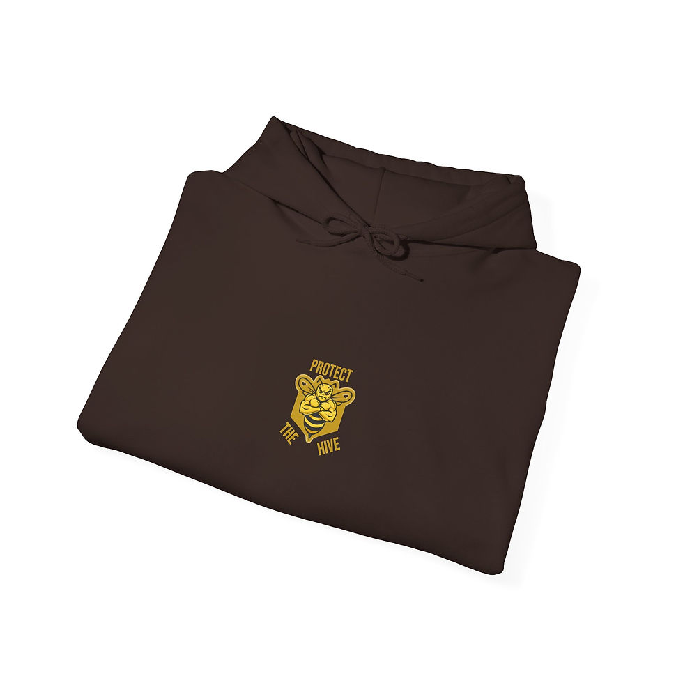 Thumbnail: Protect the Hive Hoodie — Bold Bee Emblem Streetwear Hoodie