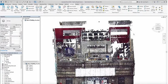 autocad autodesk revit punktwolke revit tenado bricscad