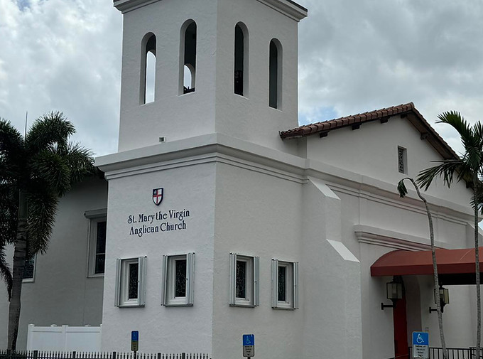 Church exterior painting project in Palm Beach, FL completed by All Florida Colors Painting. Professional commercial and institutional exterior painting services.