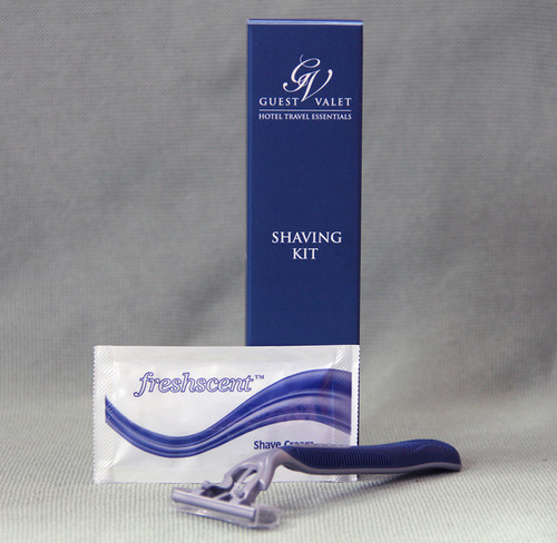 Hotel Shaving Razor Hotel Shaving Kit With Triple Blade Razor and Shaving Cream Sachet ...