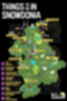 Things to do in Snowdonia infographic map