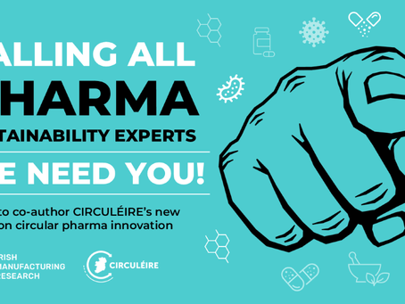 Call for Proposals – Pharmaceutical Sector Expert to Co-author a Best Practice Guide on the Circular Economy 