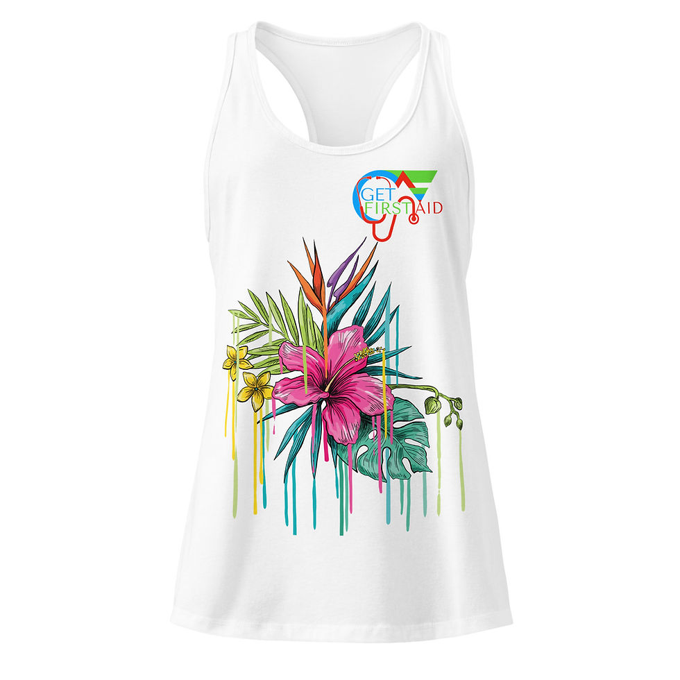 GFA Women’s fitted racerback tank top