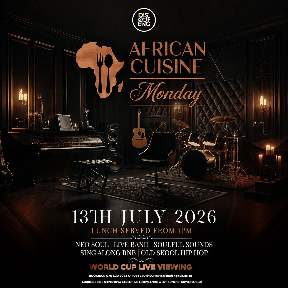 AFRICAN CUISINE MONDAY