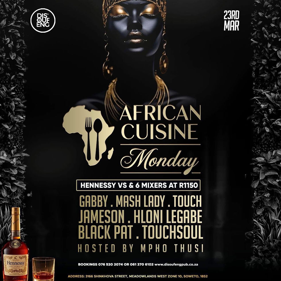 AFRICAN CUSINE MONDAY