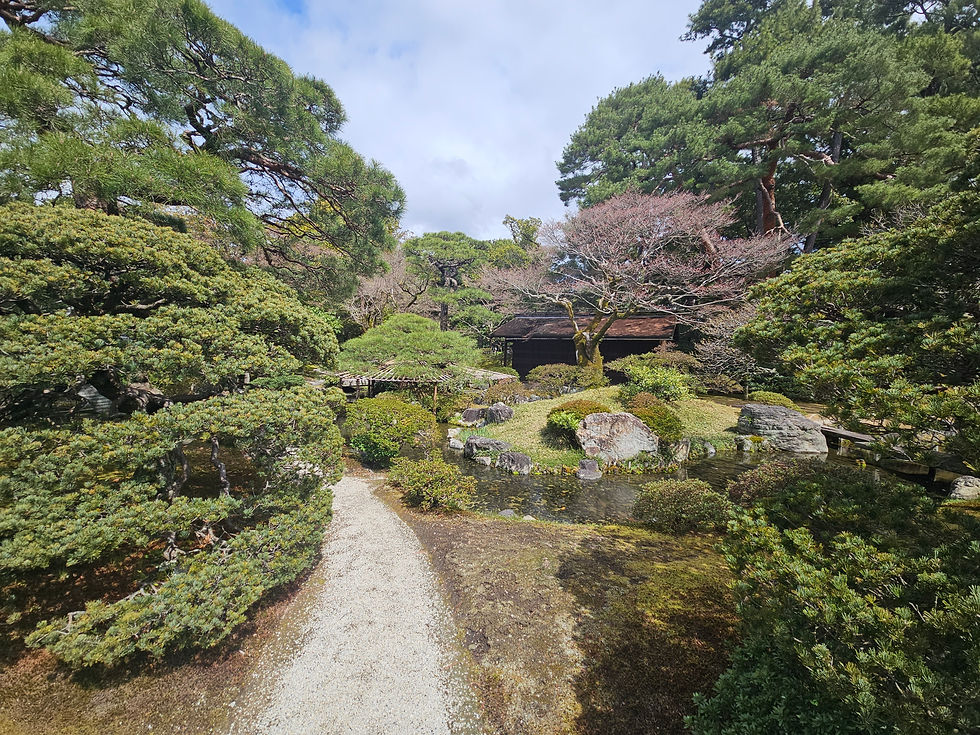 The imperial garden was a place to cool off in the summer.
