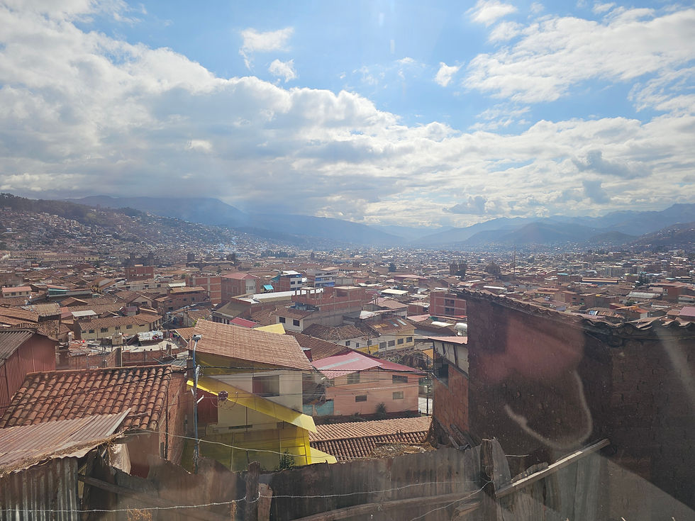 A view overlooking part of Cusco.
