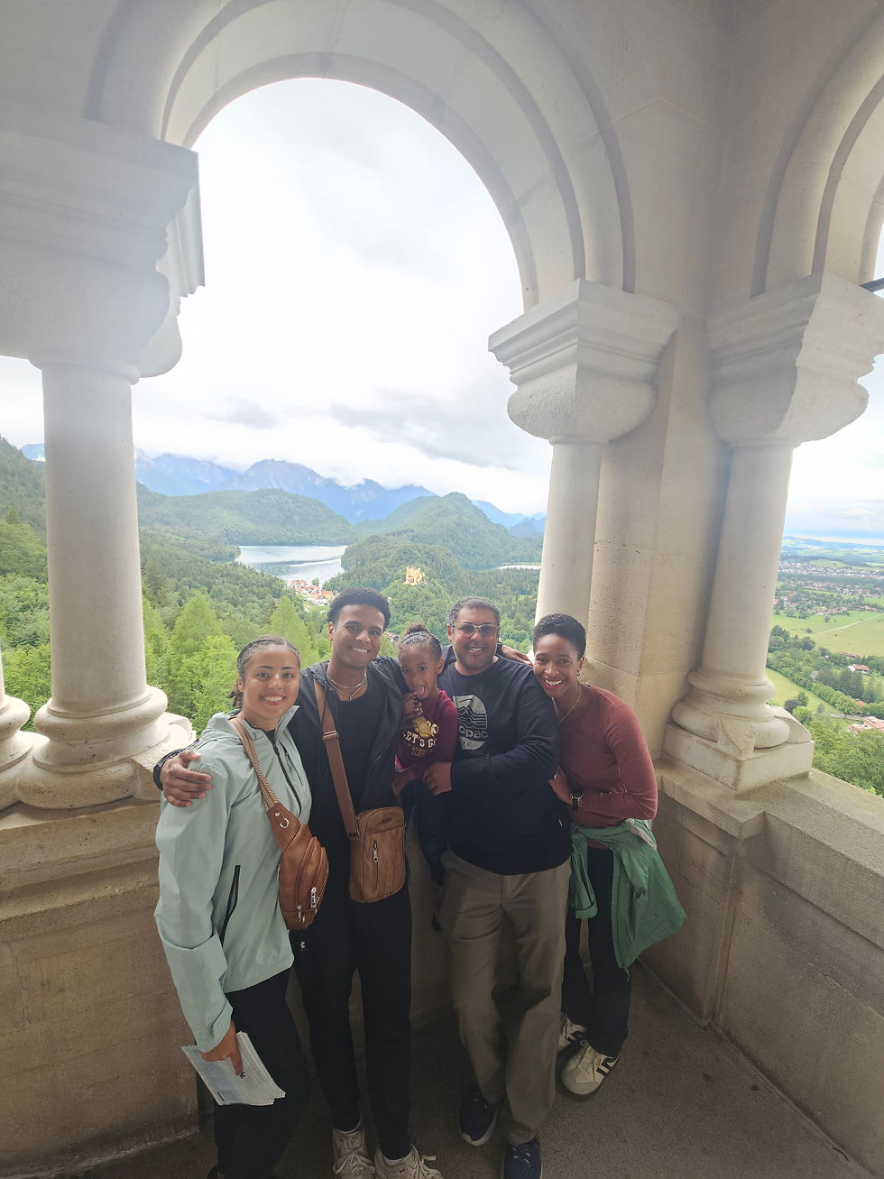 View from Neuschwanstein Castle.