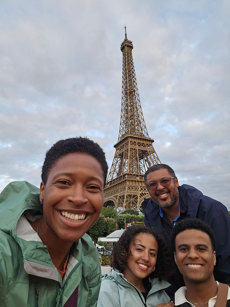 And one more view of the Eiffel Tower from a cruise we took along the Seine.