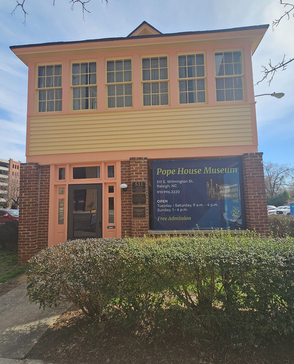 Dr. Manassa Thomas Pope home.