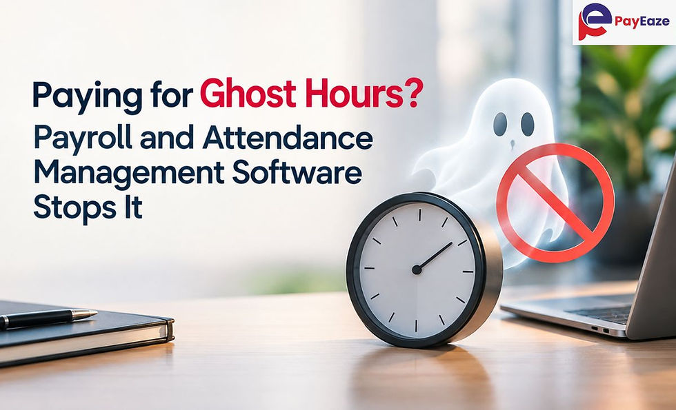 Paying for Ghost Hours? Payroll and Attendance Management Software Stops It