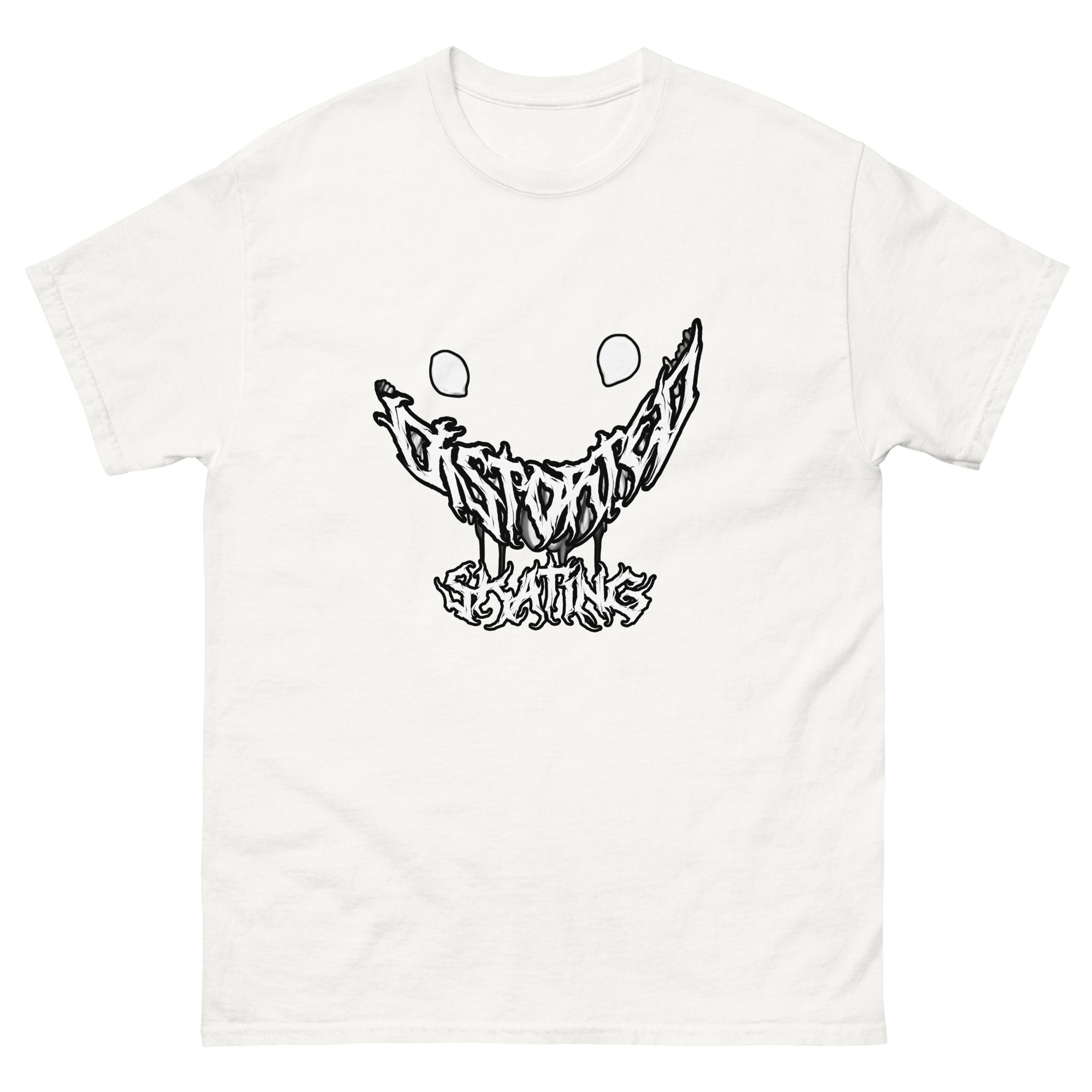 DISTORTED SKATING White Border