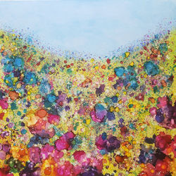 Abstract Flower Garden