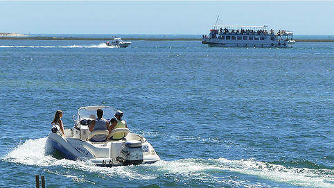 boats going across to the islands