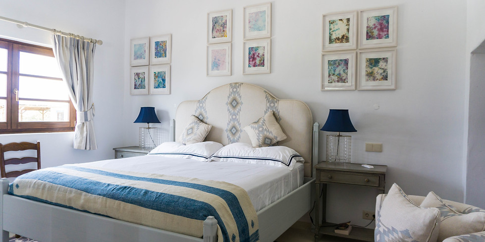 master bedroom in this rental accommodation