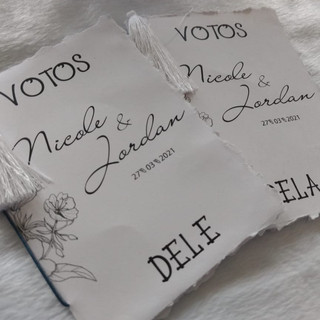 Caderno de Votos Casamento - Par