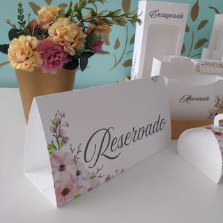 Reservado de Mesa, papelaria de casamento