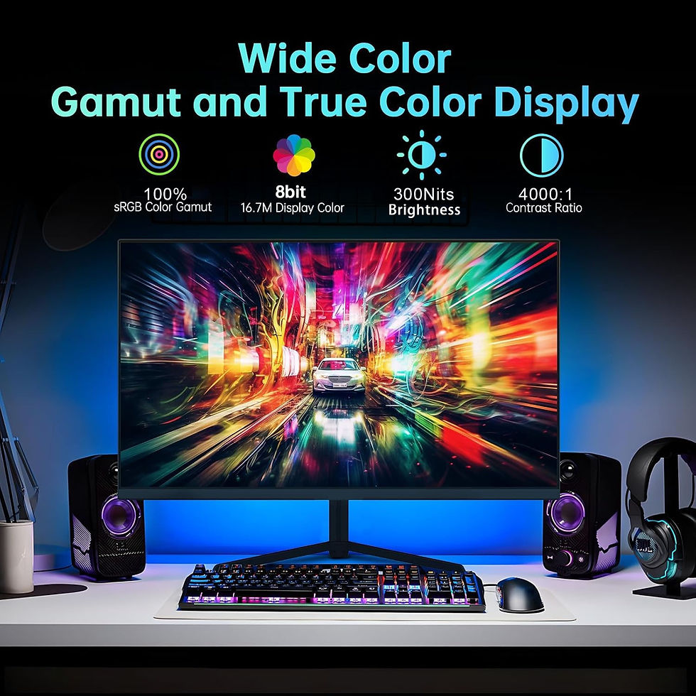 Miniatura: 24 Inch 180Hz PC Gaming Monitor IPS LED Display 1920×1080P 100%sRG FHD HDMI/DP 